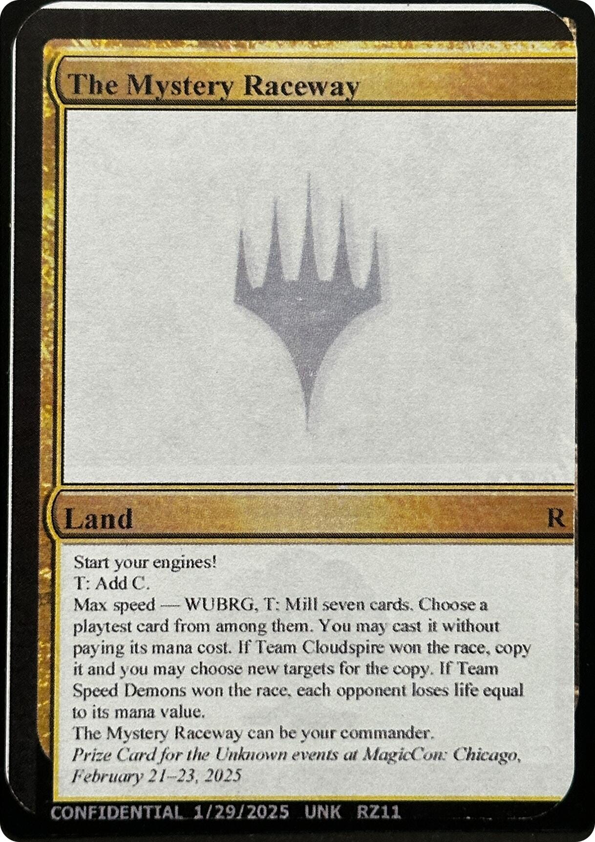 The Mystery Raceway [Unknown Event] MTG Single Magic: The Gathering  | Multizone: Comics And Games