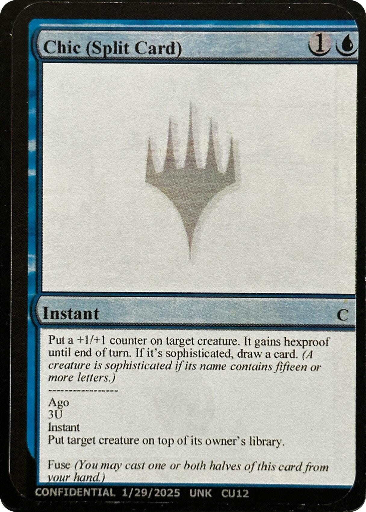 Chic (Split Card) [Unknown Event] MTG Single Magic: The Gathering  | Multizone: Comics And Games