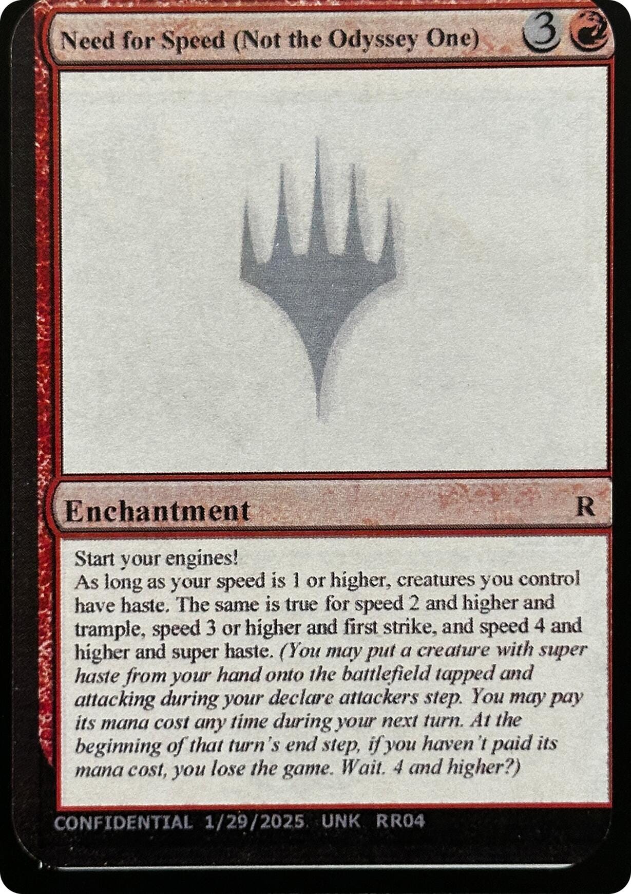 Need for Speed (Not the Odyssey One) [Unknown Event] MTG Single Magic: The Gathering  | Multizone: Comics And Games