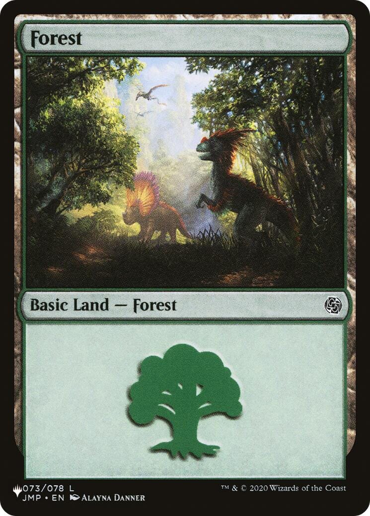 Forest (073) (JMP) [The List] MTG Single Magic: The Gathering  | Multizone: Comics And Games