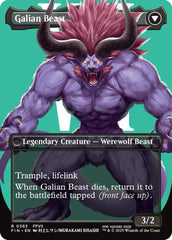 Vincent Valentine // Galian Beast (Borderless) [FINAL FANTASY] MTG Single Magic: The Gathering  | Multizone: Comics And Games