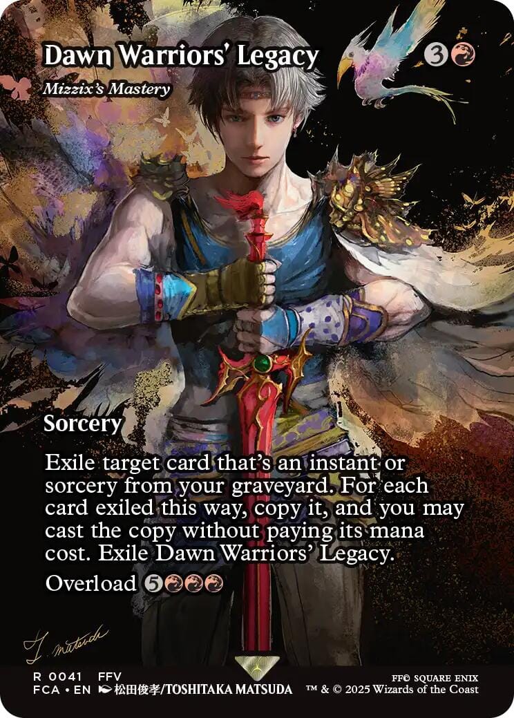 Dawn Warriors' Legacy - Mizzix's Mastery (Showcase) [FINAL FANTASY : Through the Ages] MTG Single Magic: The Gathering  | Multizone: Comics And Games