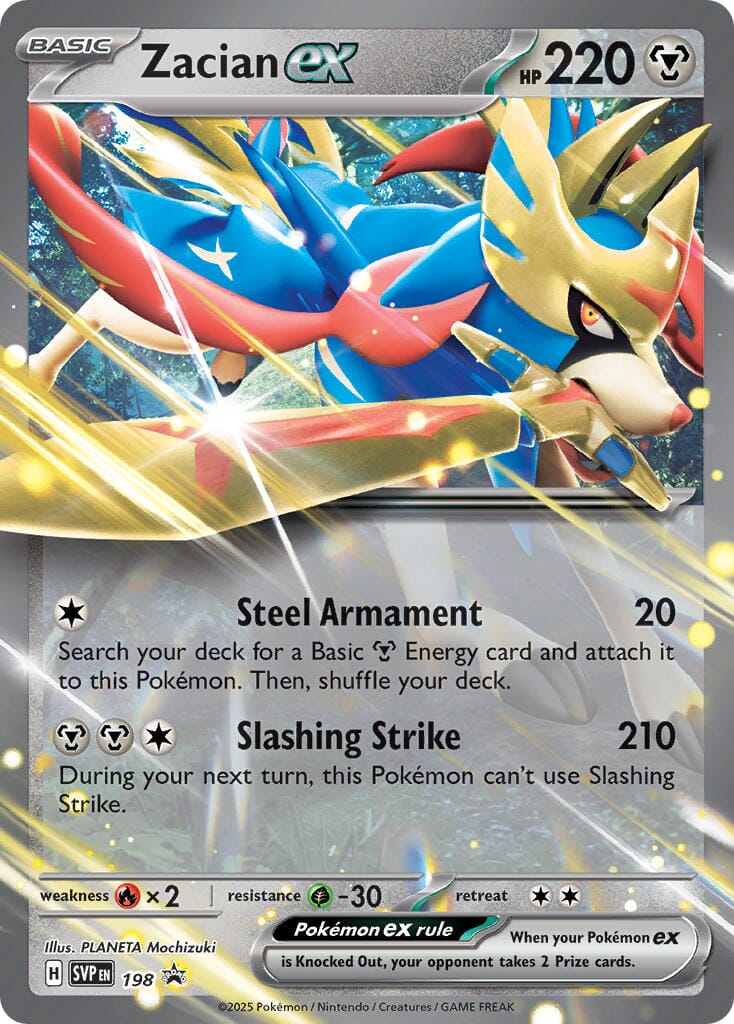 Zacian ex (198) [Scarlet & Violet: Black Star Promos] Pokemon Single Pokémon  | Multizone: Comics And Games