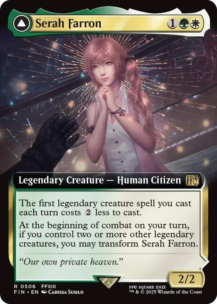 Serah Farron // Crystallized Serah (Extended Art) [FINAL FANTASY] MTG Single Magic: The Gathering  | Multizone: Comics And Games