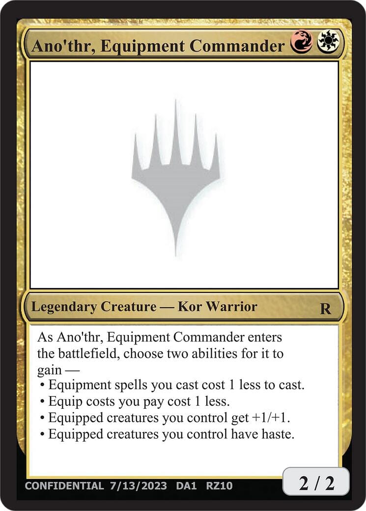 Ano'thr, Equipment Commander [Mystery Booster] MTG Single Magic: The Gathering  | Multizone: Comics And Games