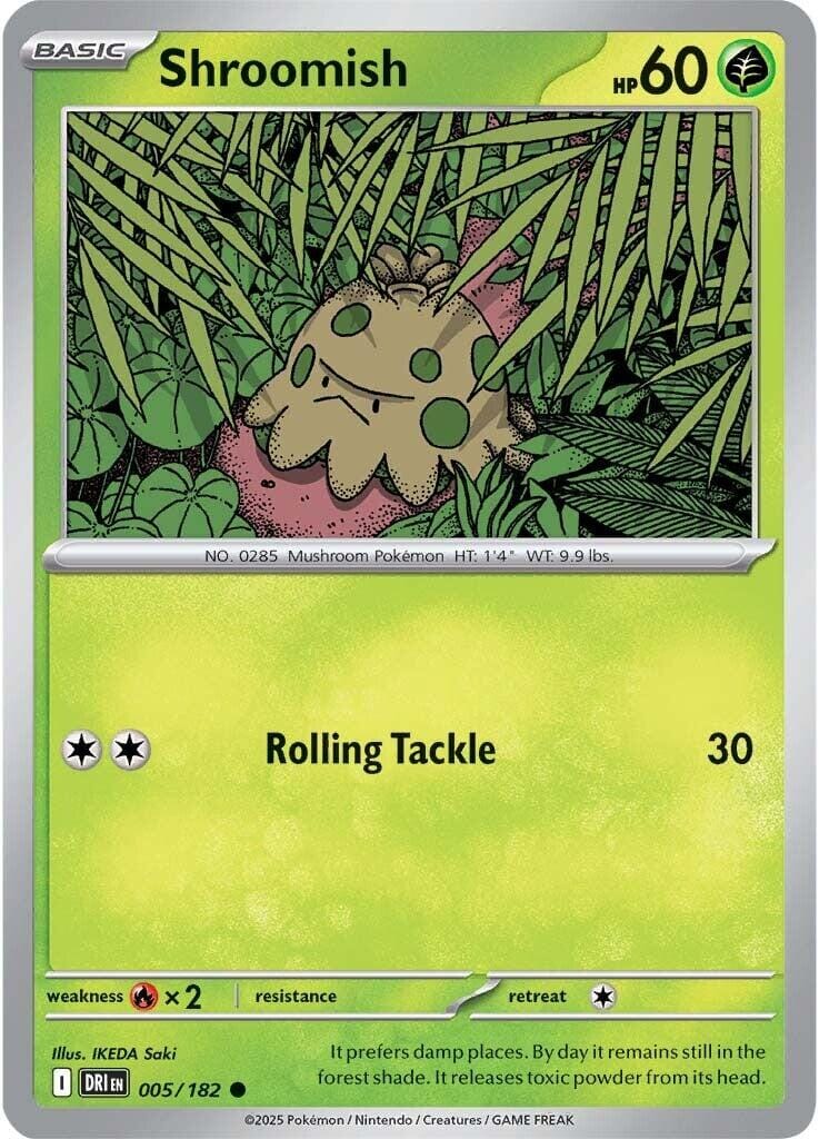 Shroomish (005/182) [Scarlet & Violet: Destined Rivals] Pokemon Single Pokémon  | Multizone: Comics And Games