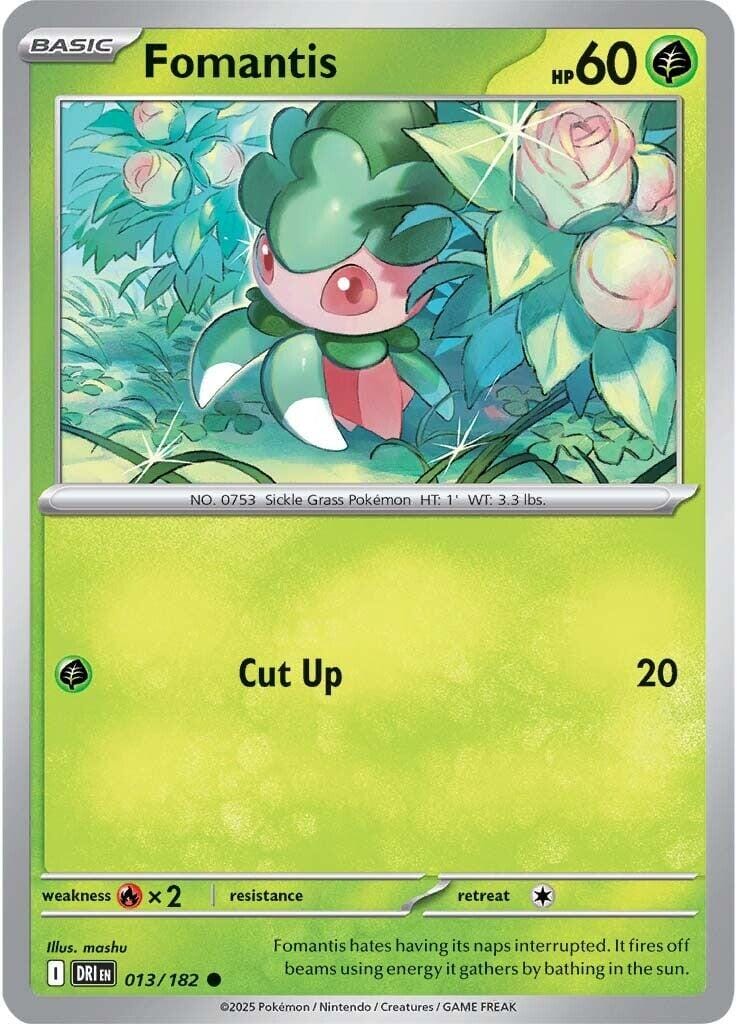 Fomantis (013/182) [Scarlet & Violet: Destined Rivals] Pokemon Single Pokémon  | Multizone: Comics And Games