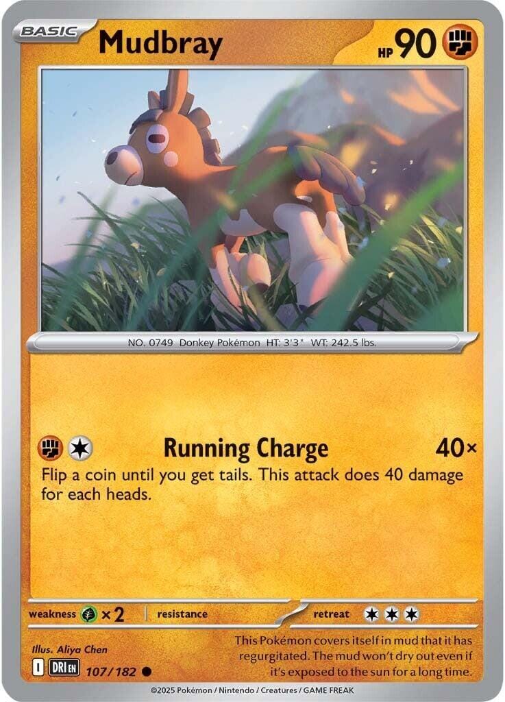 Mudbray (107/182) [Scarlet & Violet: Destined Rivals] Pokemon Single Pokémon  | Multizone: Comics And Games