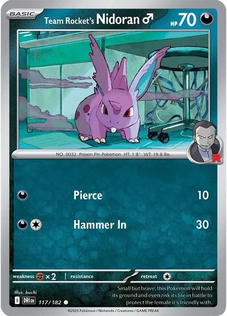 Team Rocket's Nidoran (117/182) [Scarlet & Violet: Destined Rivals] Pokemon Single Pokémon  | Multizone: Comics And Games