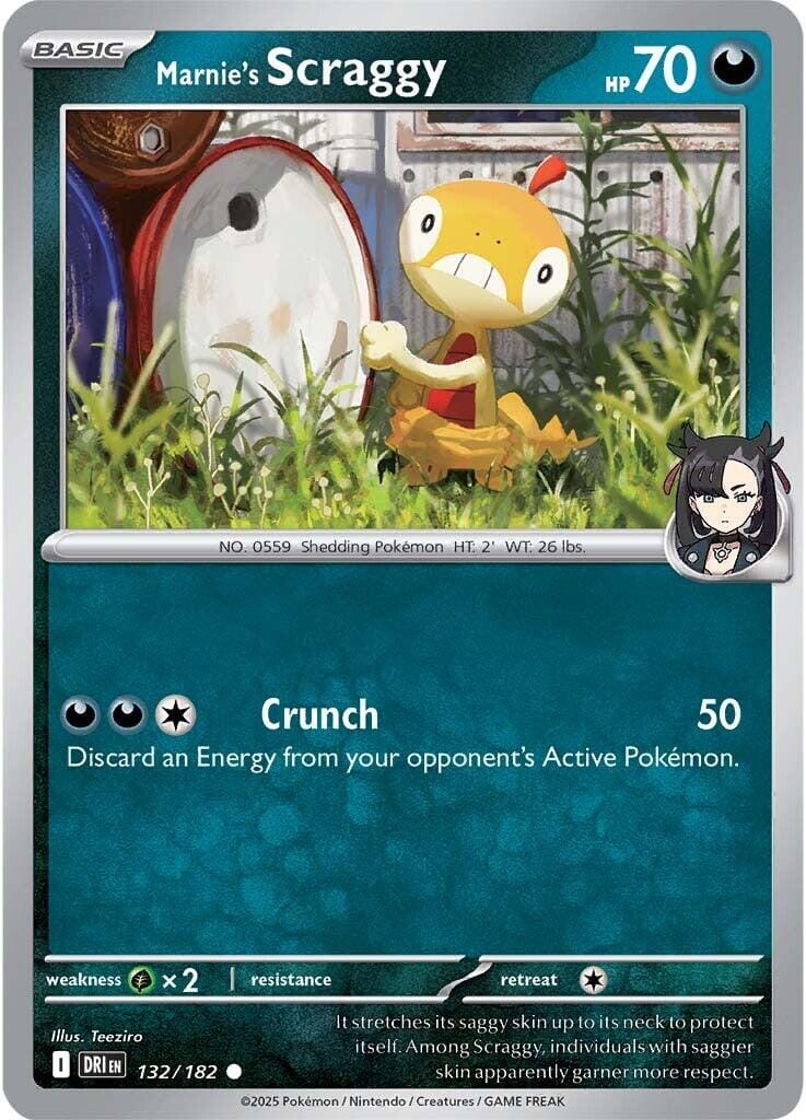 Marnie's Scraggy (132/182) [Scarlet & Violet: Destined Rivals] Pokemon Single Pokémon  | Multizone: Comics And Games