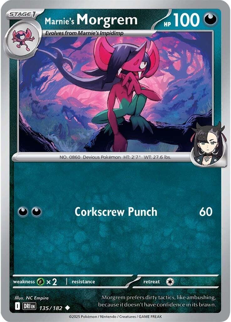 Marnie's Morgrem (135/182) [Scarlet & Violet: Destined Rivals] Pokemon Single Pokémon  | Multizone: Comics And Games