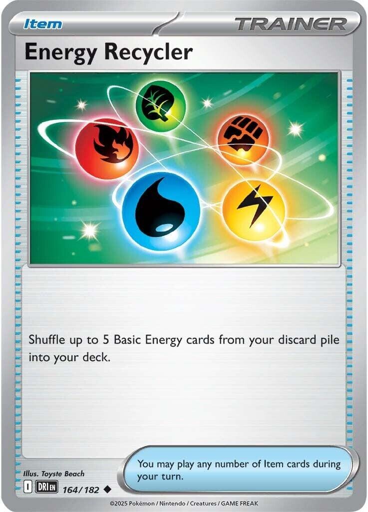 Energy Recycler (164/182) [Scarlet & Violet: Destined Rivals] Pokemon Single Pokémon  | Multizone: Comics And Games