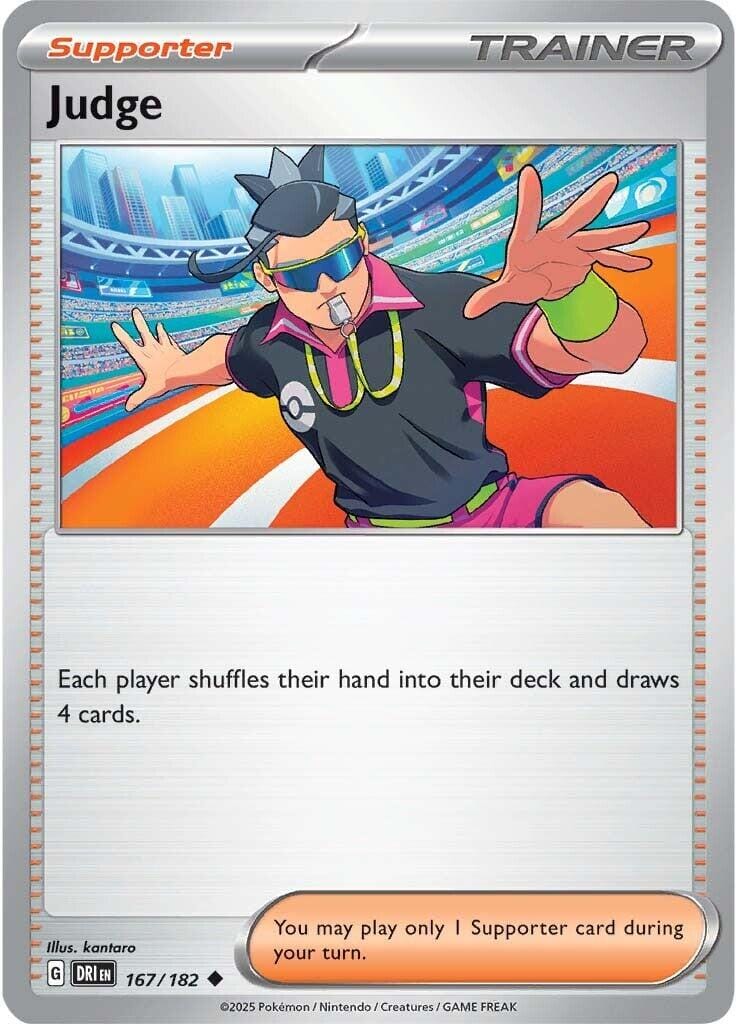 Judge (167/182) [Scarlet & Violet: Destined Rivals] Pokemon Single Pokémon  | Multizone: Comics And Games