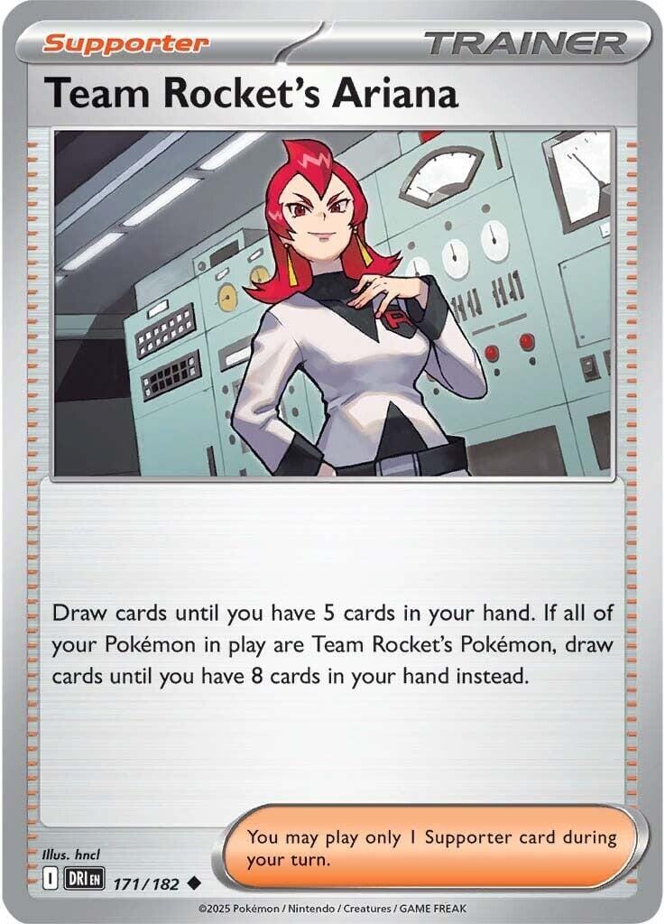 Team Rocket's Ariana (171/182) [Scarlet & Violet: Destined Rivals] Pokemon Single Pokémon  | Multizone: Comics And Games