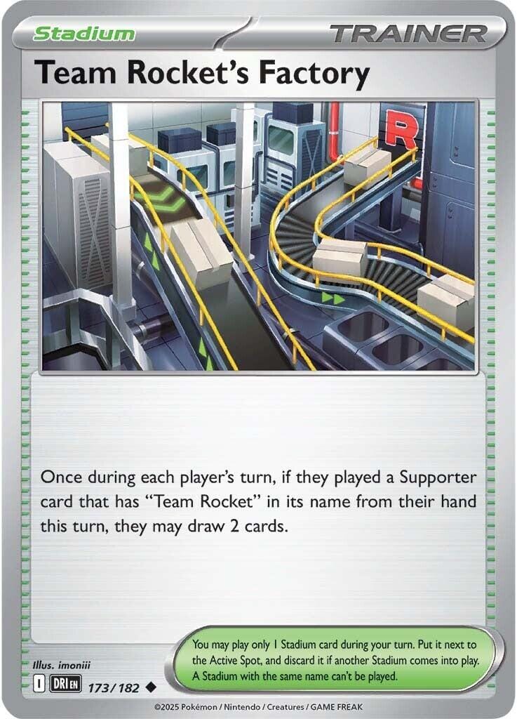 Team Rocket's Factory (173/182) [Scarlet & Violet: Destined Rivals] Pokemon Single Pokémon  | Multizone: Comics And Games