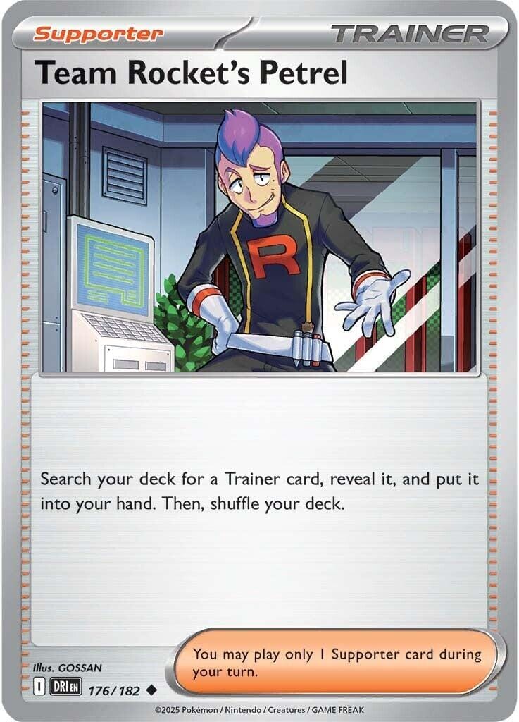 Team Rocket's Petrel (176/182) [Scarlet & Violet: Destined Rivals] Pokemon Single Pokémon  | Multizone: Comics And Games