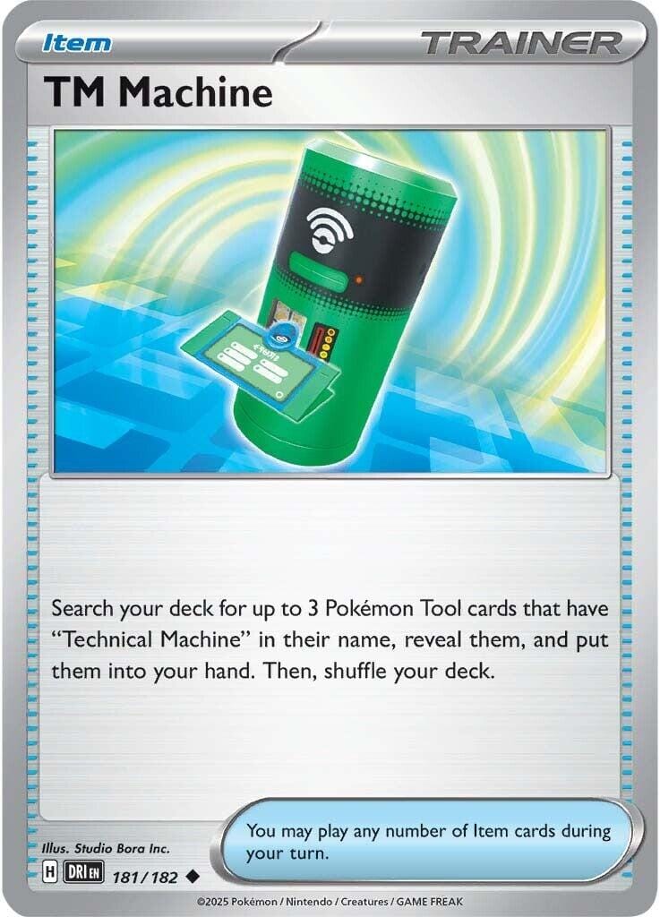 TM Machine (181/182) [Scarlet & Violet: Destined Rivals] Pokemon Single Pokémon  | Multizone: Comics And Games