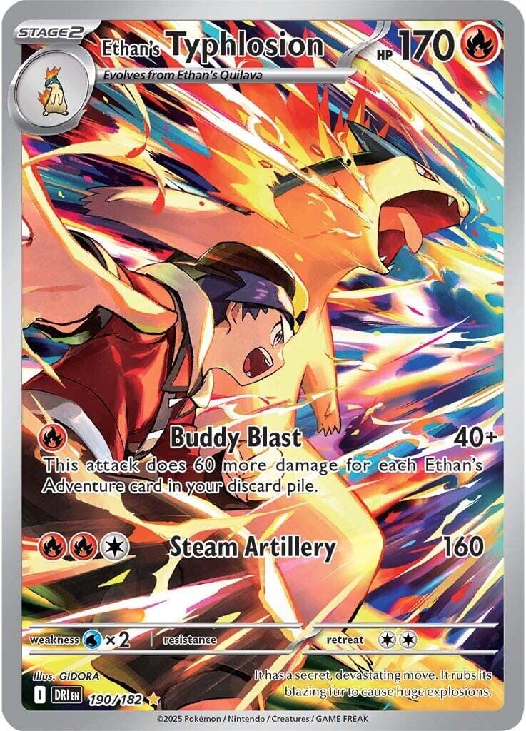 Ethan's Typhlosion (190/182) [Scarlet & Violet: Destined Rivals] Pokemon Single Pokémon  | Multizone: Comics And Games