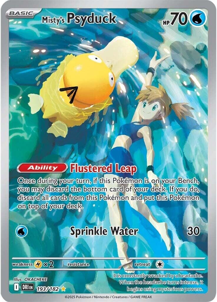 Misty's Psyduck (193/182) [Scarlet & Violet: Destined Rivals] Pokemon Single Pokémon  | Multizone: Comics And Games