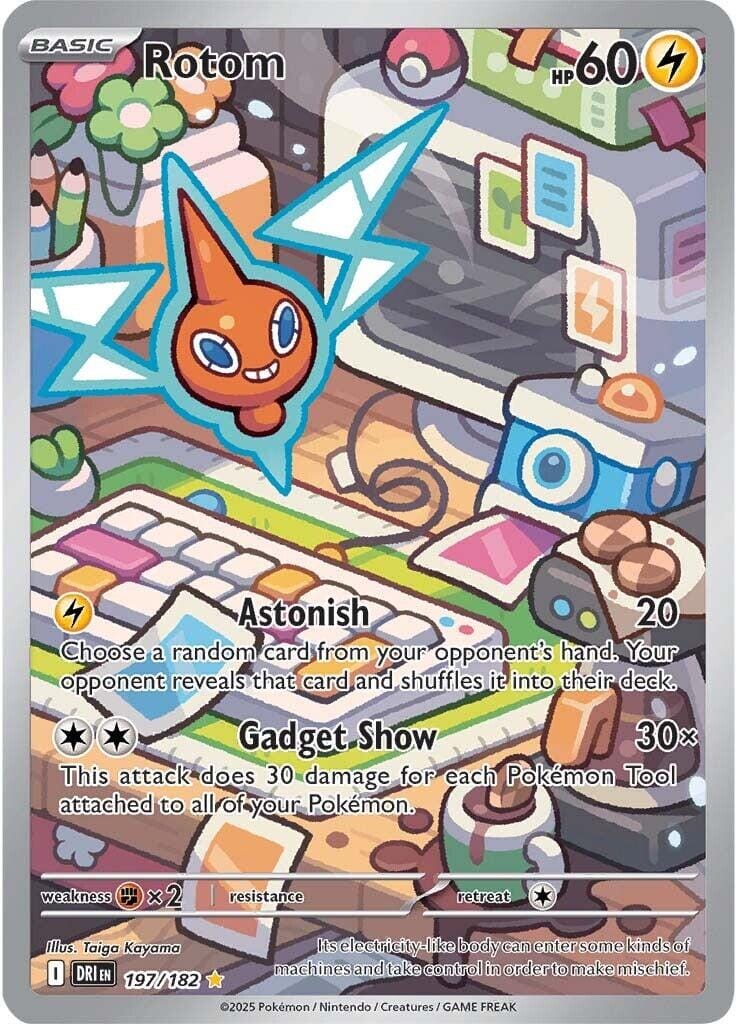 Rotom (197/182) [Scarlet & Violet: Destined Rivals] Pokemon Single Pokémon  | Multizone: Comics And Games