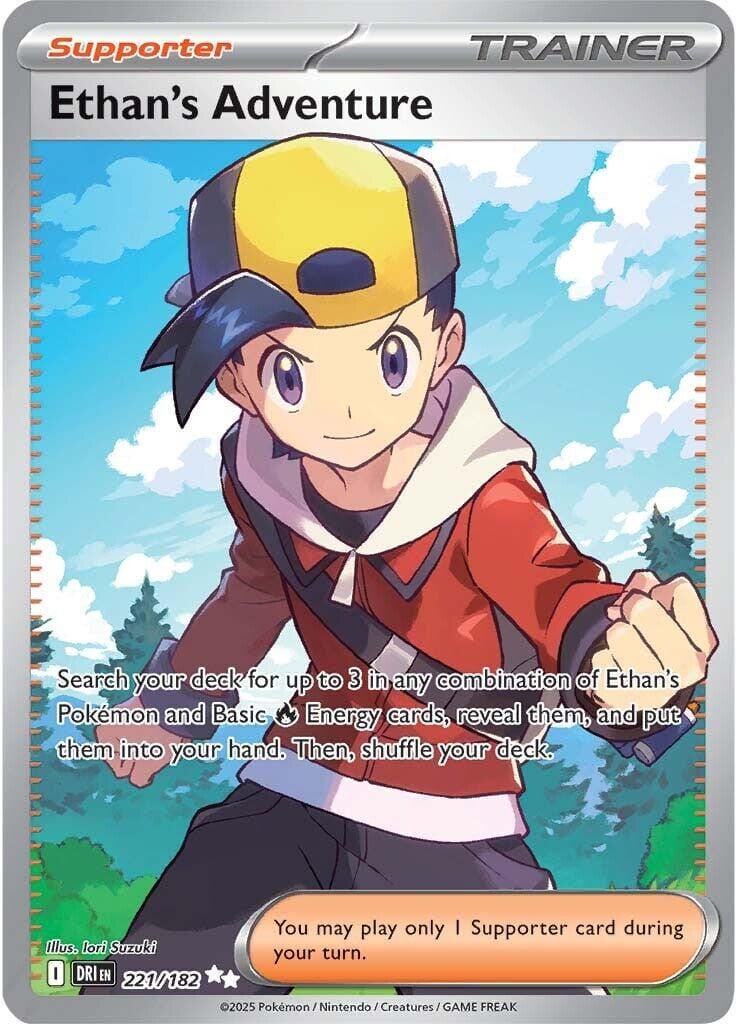Ethan's Adventure (221/182) [Scarlet & Violet: Destined Rivals] Pokemon Single Pokémon  | Multizone: Comics And Games