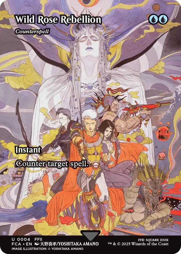 Wild Rose Rebellion - Counterspell (Showcase) [FINAL FANTASY : Through the Ages] MTG Single Magic: The Gathering  | Multizone: Comics And Games