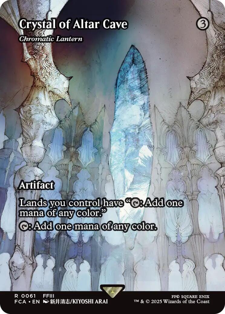 Crystal of Altar Cave - Chromatic Lantern (Showcase) [FINAL FANTASY : Through the Ages] MTG Single Magic: The Gathering  | Multizone: Comics And Games