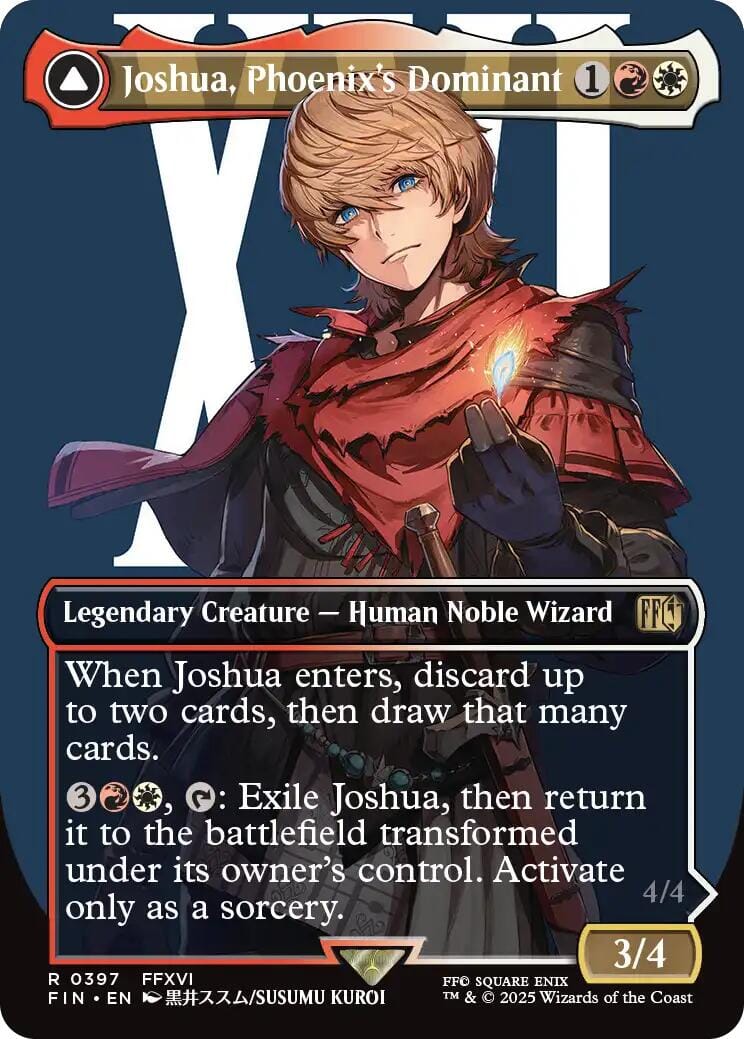 Joshua, Phoenix's Dominant (Borderless) [FINAL FANTASY] MTG Single Magic: The Gathering  | Multizone: Comics And Games