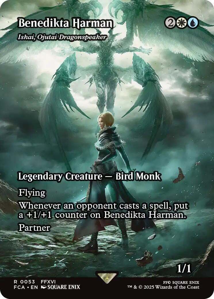 Benedikta Harman - Ishai, Ojutai Dragonspeaker (Showcase) [FINAL FANTASY : Through the Ages] MTG Single Magic: The Gathering  | Multizone: Comics And Games