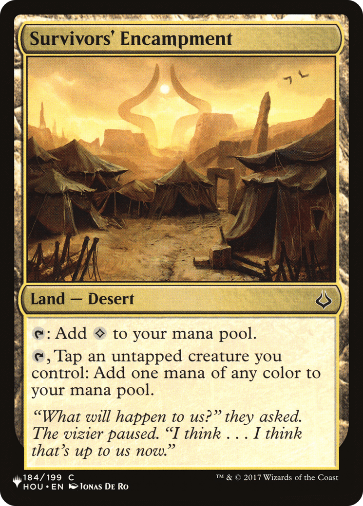 Survivors' Encampment [The List] MTG Single Magic: The Gathering  | Multizone: Comics And Games