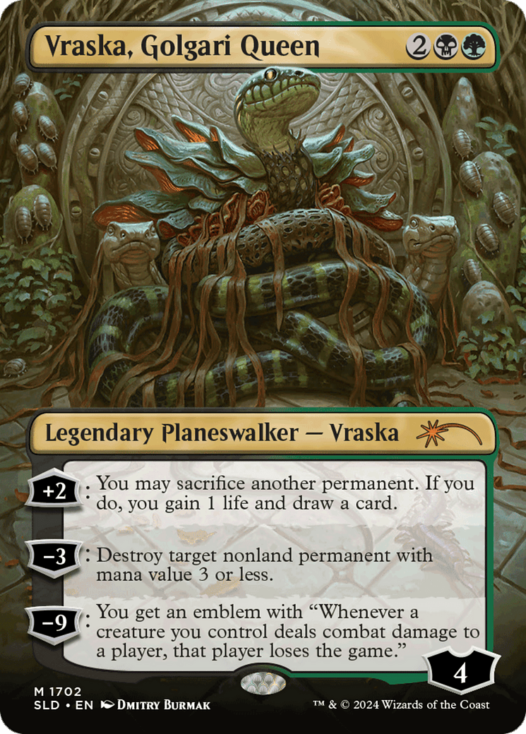 Vraska, Golgari Queen (1702) (Rainbow Foil) [Secret Lair Drop Series] MTG Single Magic: The Gathering  | Multizone: Comics And Games