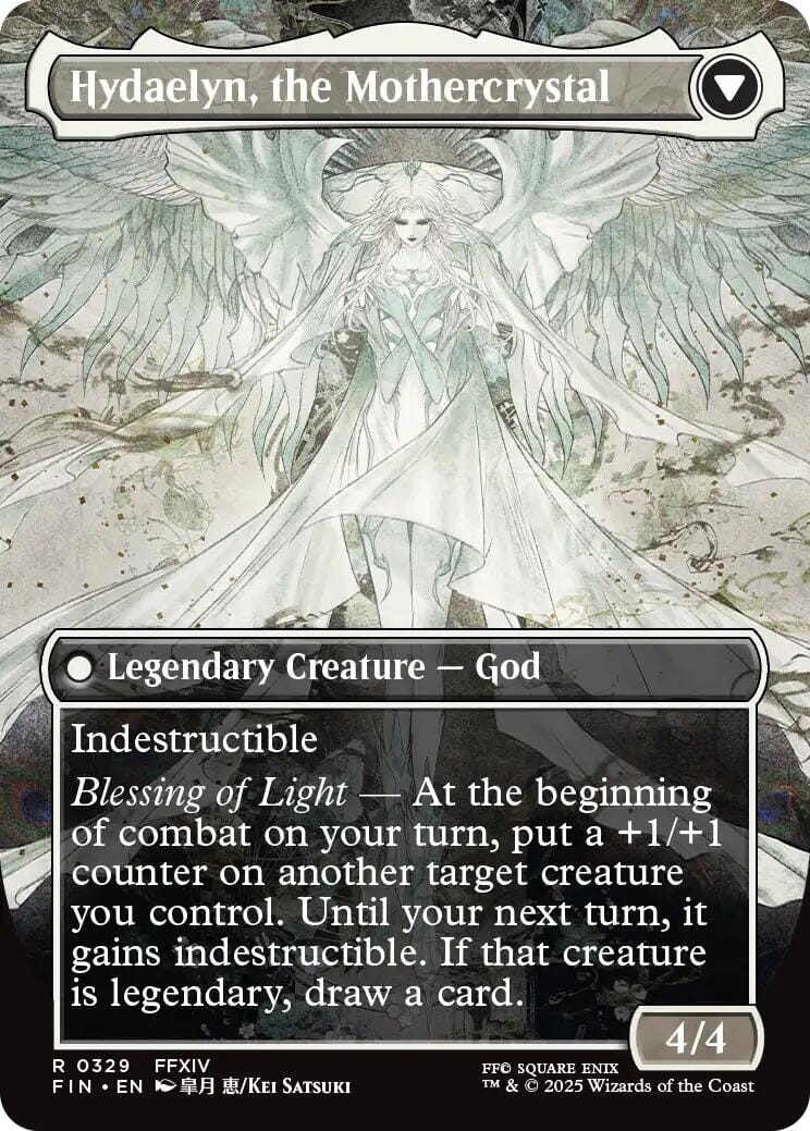 Venat, Heart of Hydaelyn // Hydaelyn, the Mothercrystal (Borderless) [FINAL FANTASY] MTG Single Magic: The Gathering  | Multizone: Comics And Games