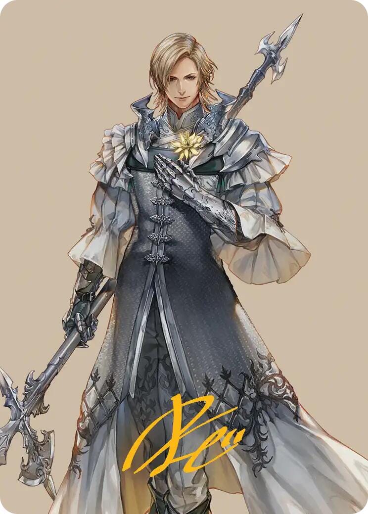 Dion, Bahamut's Dominant Art Card (Gold-Stamped Signature) [FINAL FANTASY Art Series] MTG Single Magic: The Gathering  | Multizone: Comics And Games