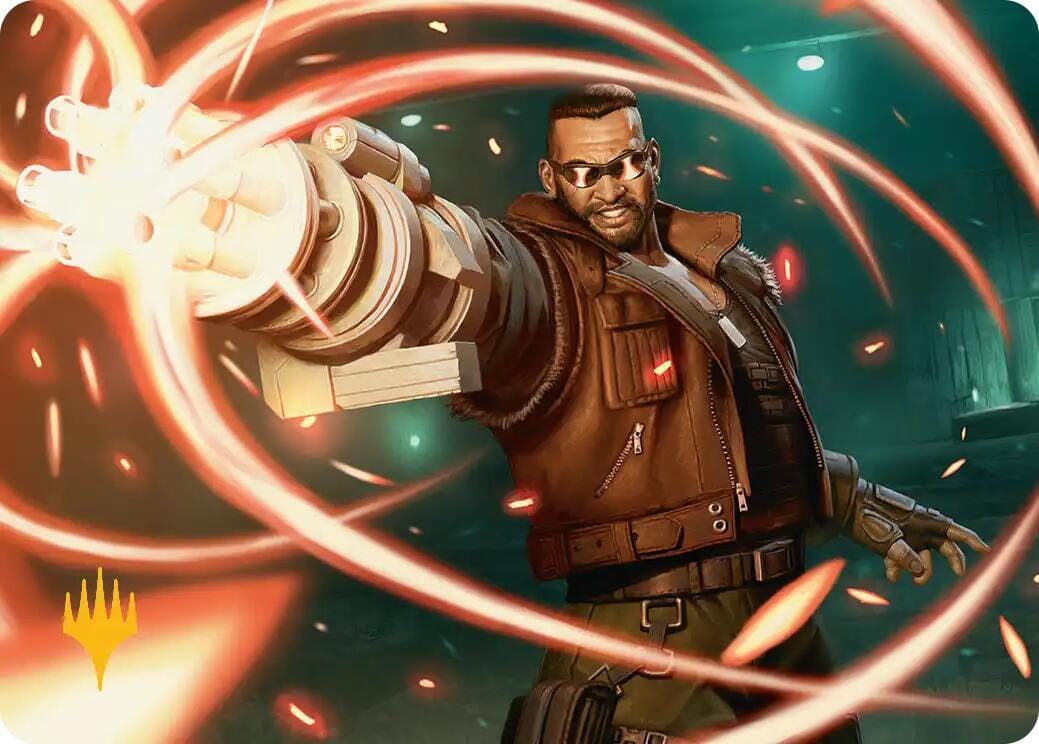 Barret Wallace Art Card (Gold-Stamped Planeswalker Symbol) [FINAL FANTASY Art Series] MTG Single Magic: The Gathering  | Multizone: Comics And Games