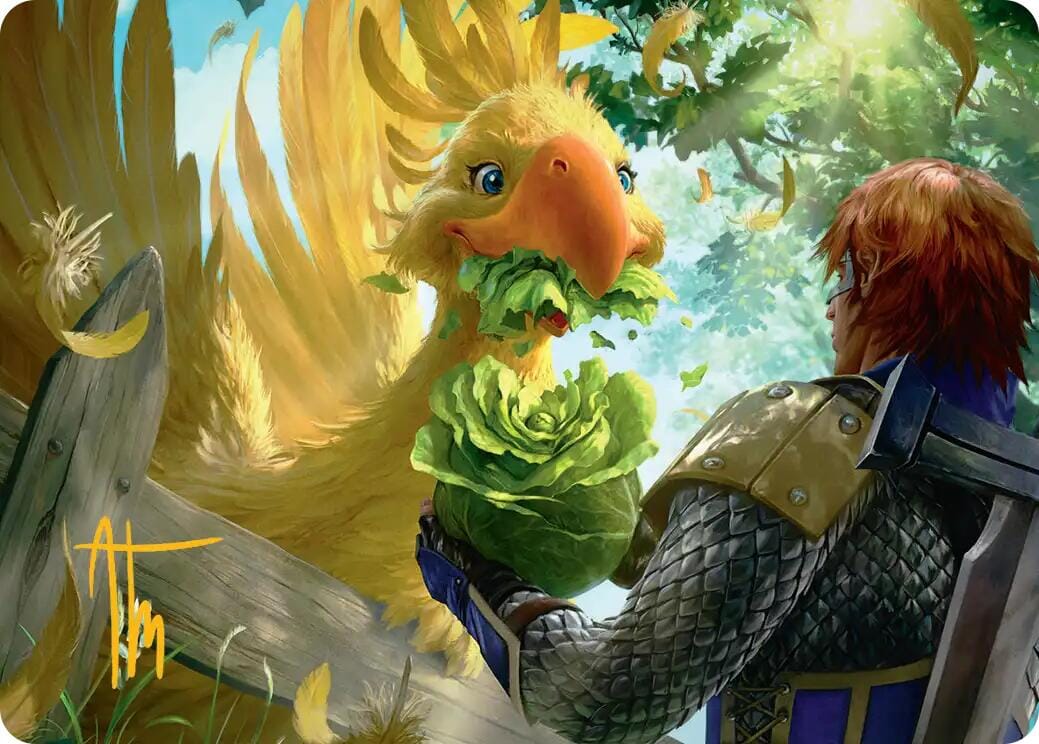 Gysahl Greens Art Card (Gold-Stamped Signature) [FINAL FANTASY Art Series] MTG Single Magic: The Gathering  | Multizone: Comics And Games