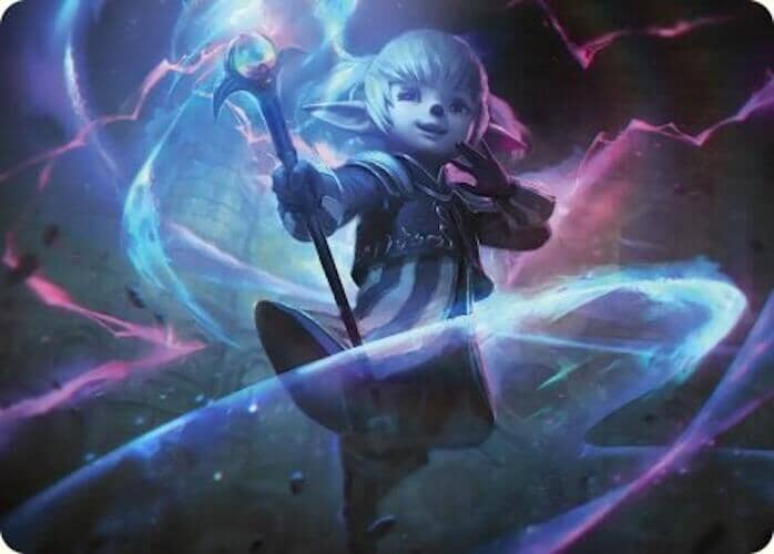 Shantotto, Tactician Magician Art Card [FINAL FANTASY Art Series] MTG Single Magic: The Gathering  | Multizone: Comics And Games