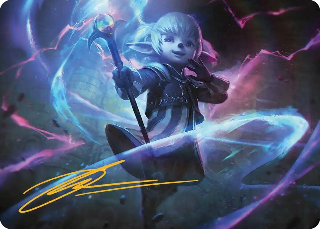 Shantotto, Tactician Magician Art Card (Gold-Stamped Signature) [FINAL FANTASY Art Series] MTG Single Magic: The Gathering  | Multizone: Comics And Games