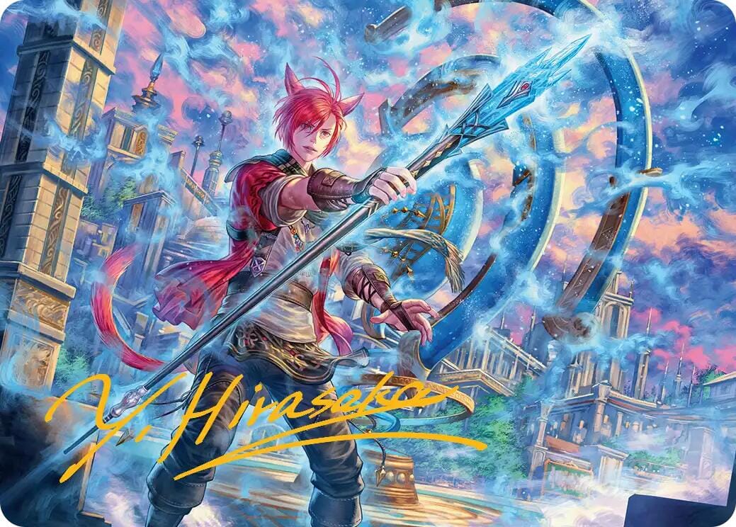 G'raha Tia, Scion Reborn Art Card (19) (Gold-Stamped Signature) [FINAL FANTASY Art Series] MTG Single Magic: The Gathering  | Multizone: Comics And Games