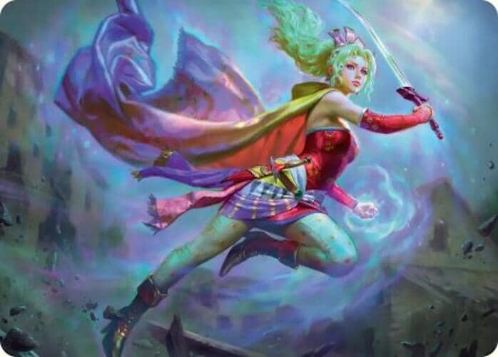 Terra, Herald of Hope Art Card [FINAL FANTASY Art Series] MTG Single Magic: The Gathering  | Multizone: Comics And Games