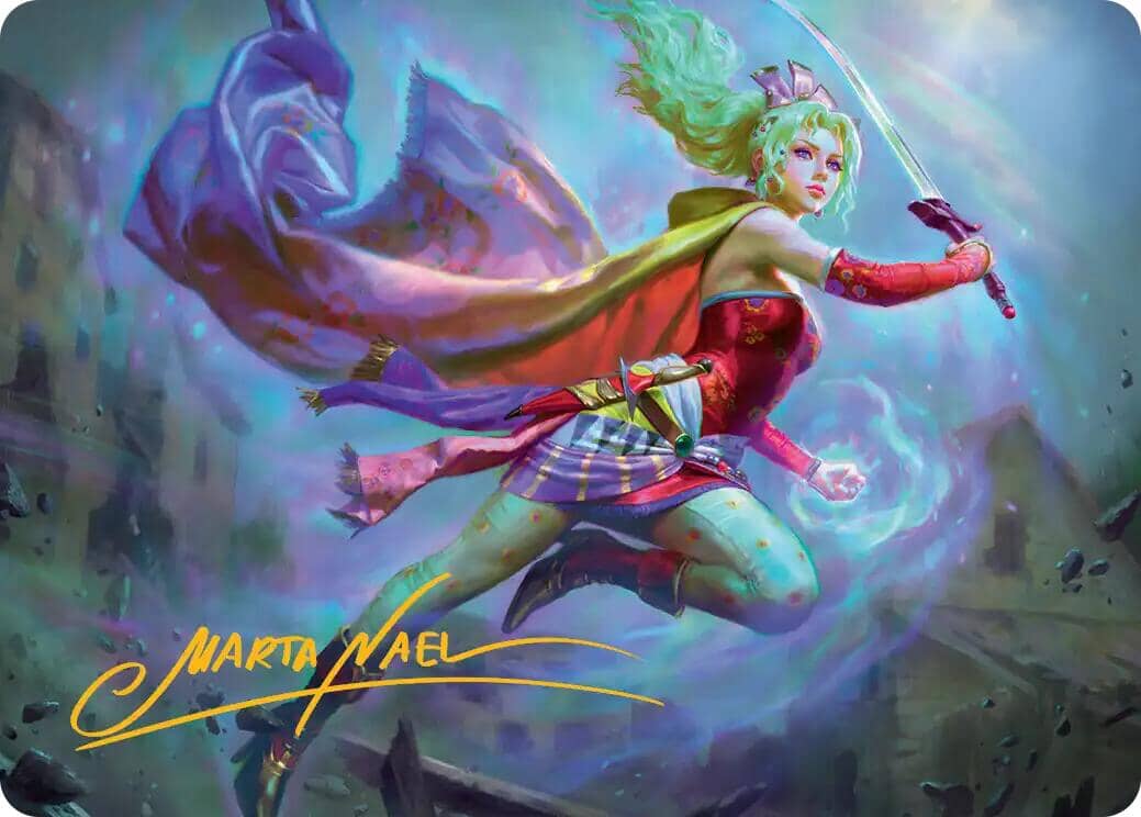 Terra, Herald of Hope Art Card (Gold-Stamped Signature) [FINAL FANTASY Art Series] MTG Single Magic: The Gathering  | Multizone: Comics And Games