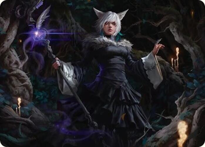 Y'shtola, Night's Blessed Art Card (21) [FINAL FANTASY Art Series] MTG Single Magic: The Gathering  | Multizone: Comics And Games