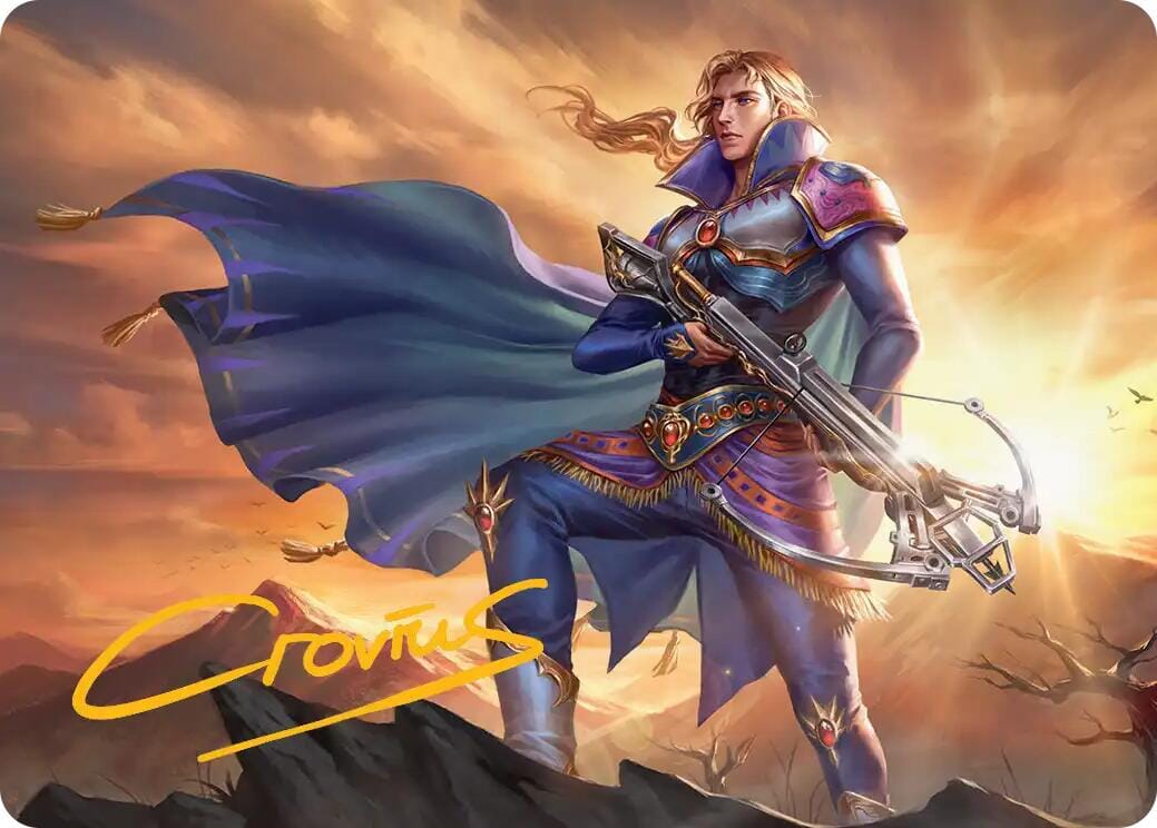 Edgar, Master Machinist Art Card (Gold-Stamped Signature) [FINAL FANTASY Art Series] MTG Single Magic: The Gathering  | Multizone: Comics And Games