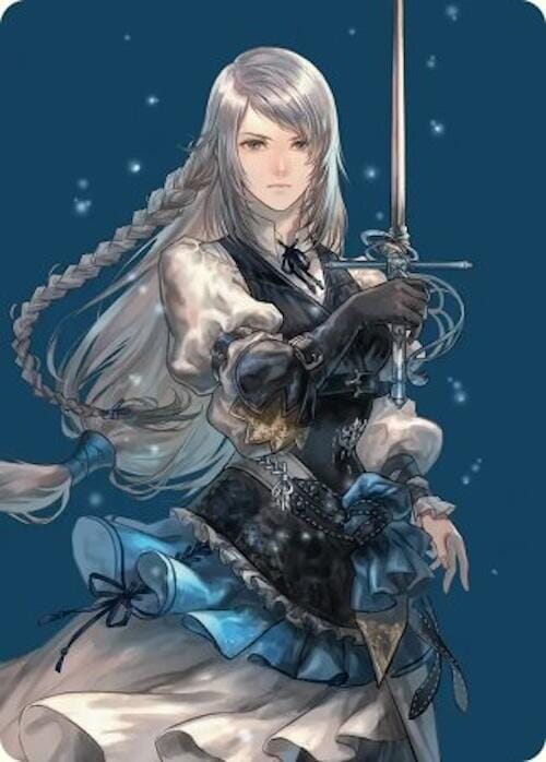Jill, Shiva's Dominant Art Card [FINAL FANTASY Art Series] MTG Single Magic: The Gathering  | Multizone: Comics And Games