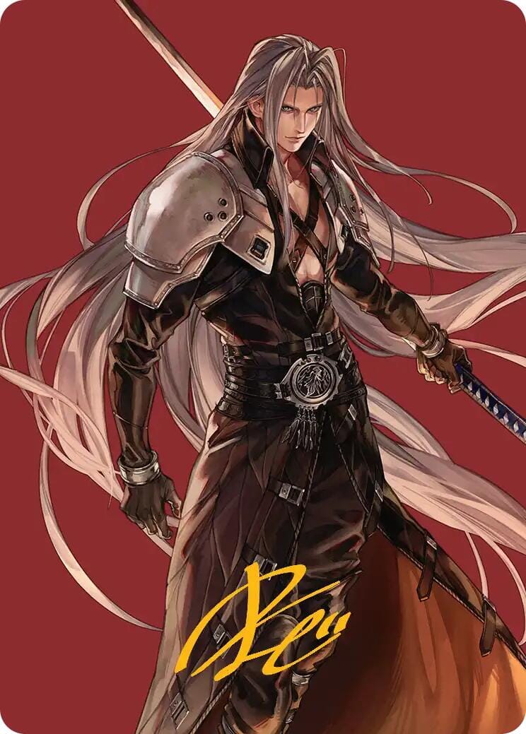 Sephiroth, Fabled SOLDIER Art Card (Gold-Stamped Signature) [FINAL FANTASY Art Series] MTG Single Magic: The Gathering  | Multizone: Comics And Games
