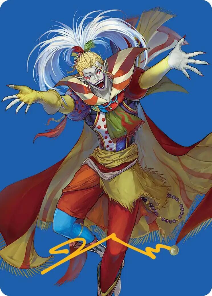 Kefka, Court Mage Art Card (Gold-Stamped Signature) [FINAL FANTASY Art Series] MTG Single Magic: The Gathering  | Multizone: Comics And Games