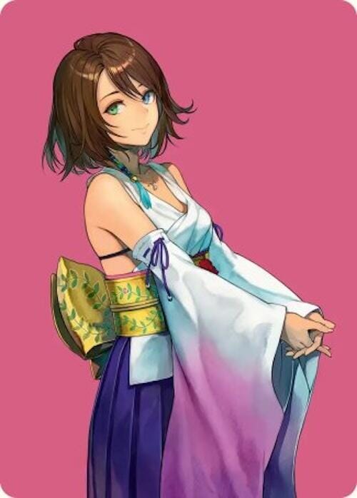 Yuna, Hope of Spira Art Card [FINAL FANTASY Art Series] MTG Single Magic: The Gathering  | Multizone: Comics And Games
