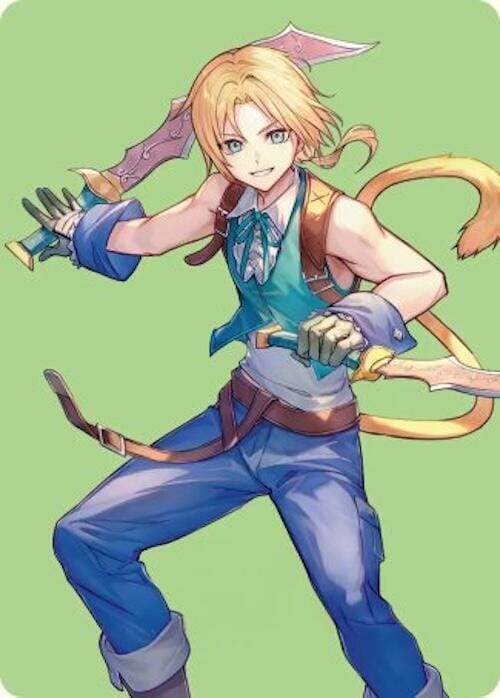 Zidane, Tantalus Thief Art Card [FINAL FANTASY Art Series] MTG Single Magic: The Gathering  | Multizone: Comics And Games
