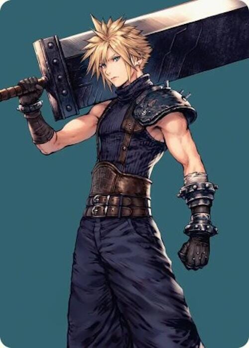 Cloud, Ex-SOLDIER Art Card [FINAL FANTASY Art Series] MTG Single Magic: The Gathering  | Multizone: Comics And Games