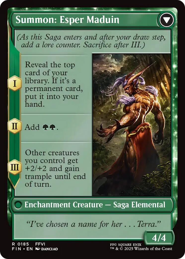 Esper Origins // Summon: Esper Maduin [FINAL FANTASY] MTG Single Magic: The Gathering  | Multizone: Comics And Games