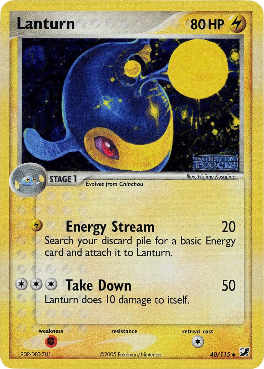 Lanturn (40/115) (Stamped) [EX: Unseen Forces] Pokemon Single Pokémon  | Multizone: Comics And Games